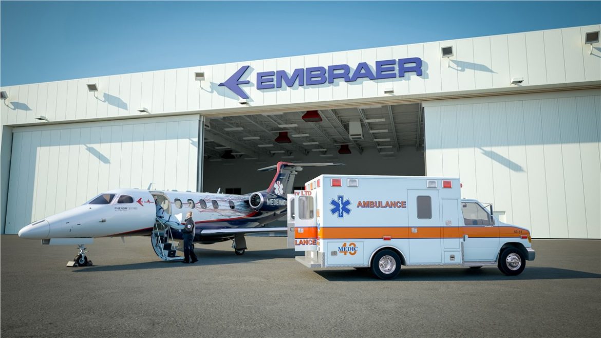 Embraer Signs Contract with GrandView Aviation for the Phenom 300MED