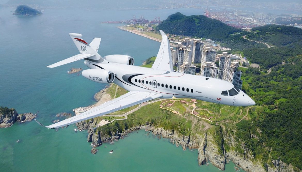 Third Falcon 6X Joins Test Program