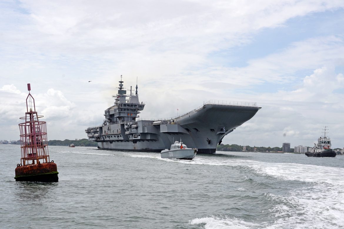 India’s First Indigenous Aircraft Carrier Vikrant Commences Sea Trials