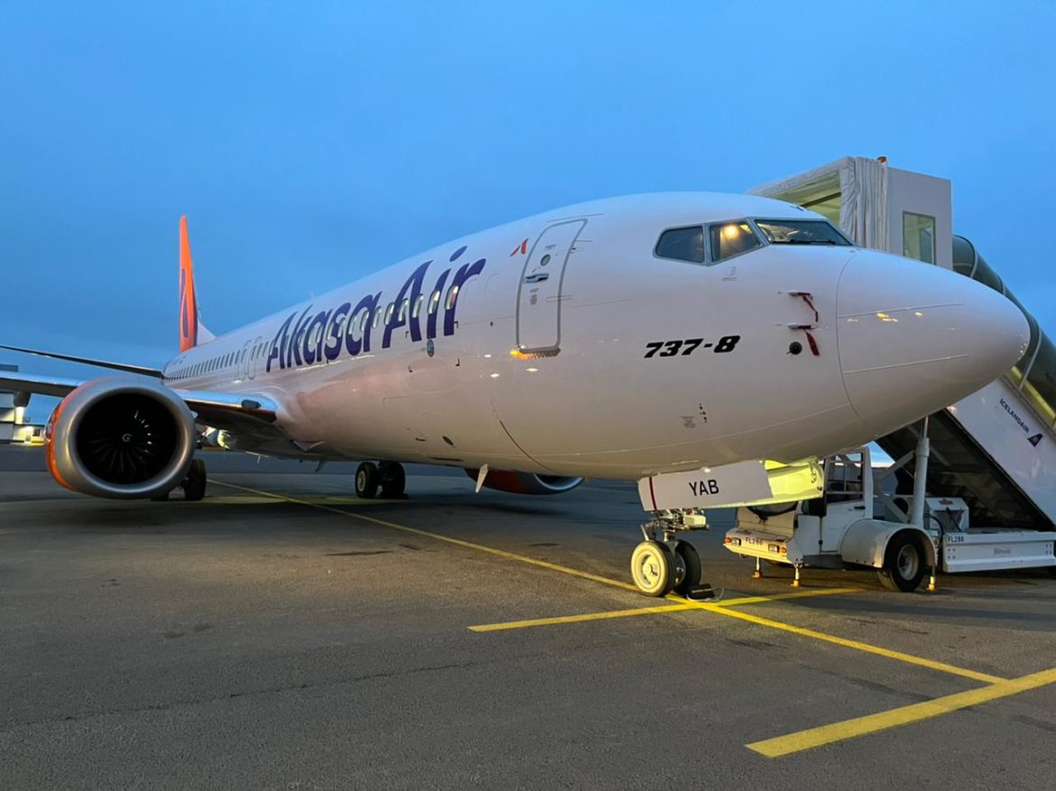Akasa Air’s second aircraft arrives in India.
