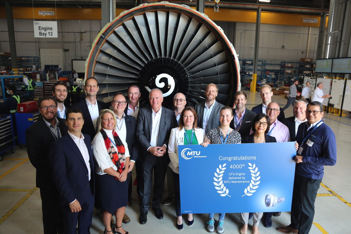 MTU Maintenance reaches 4,000 CF6 shop visits milestone