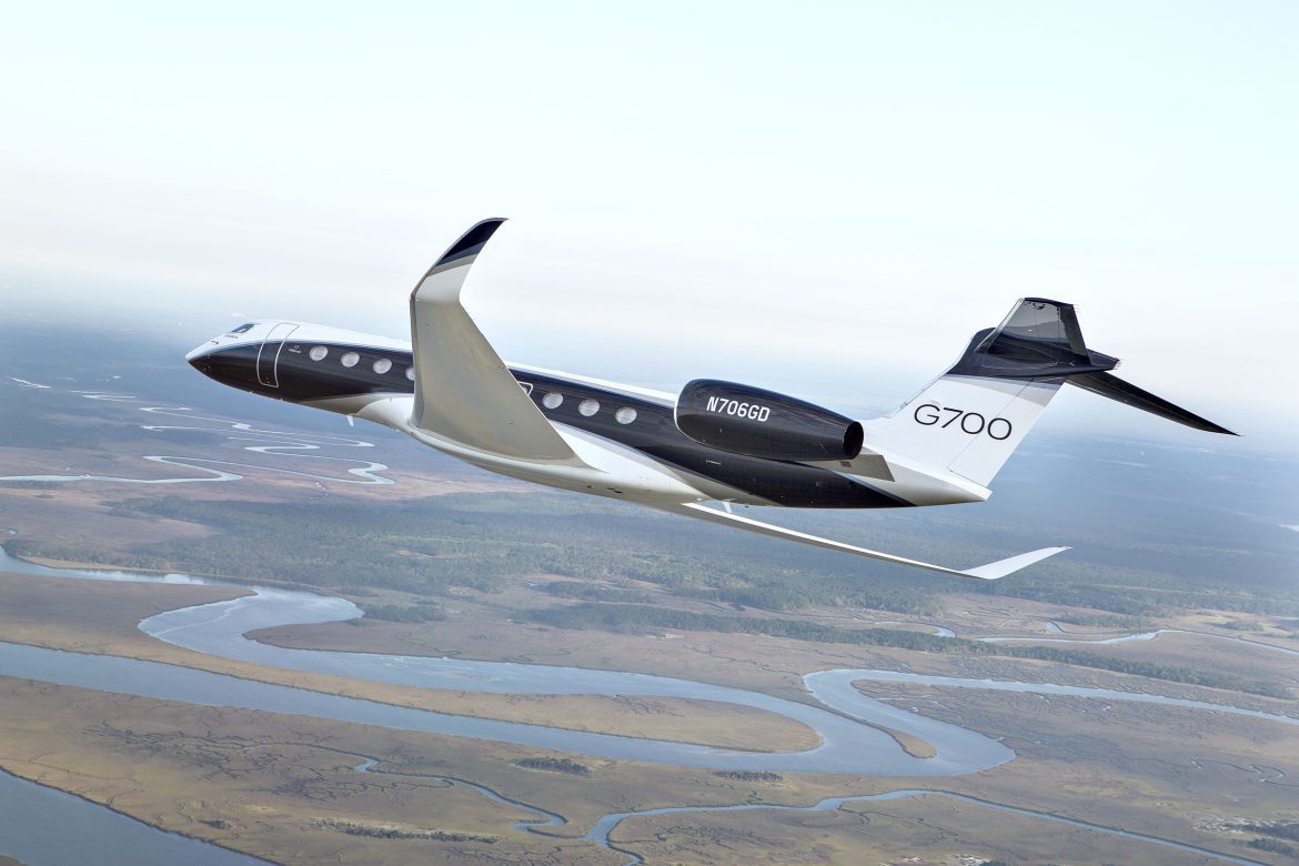 Gulfstream flies second outfitted G700 test aircraft