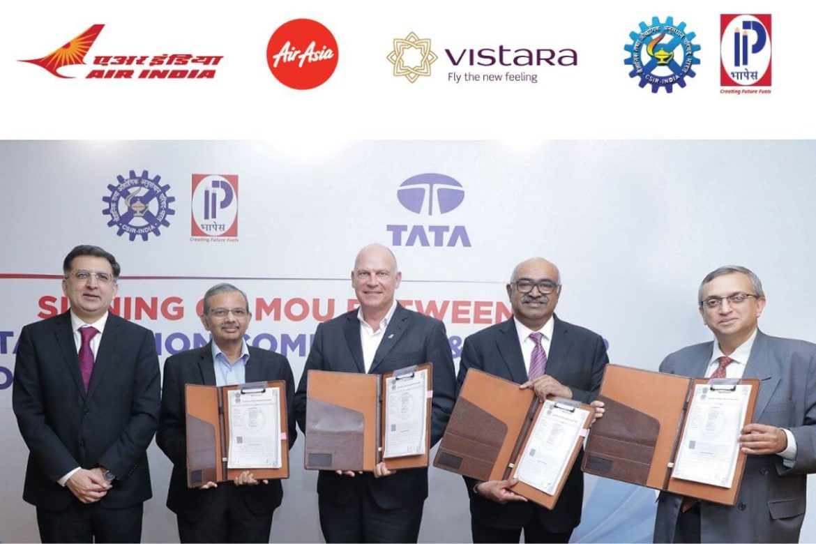 Air India, AirAsia India and Vistara sign MoU with CSIR-IIP