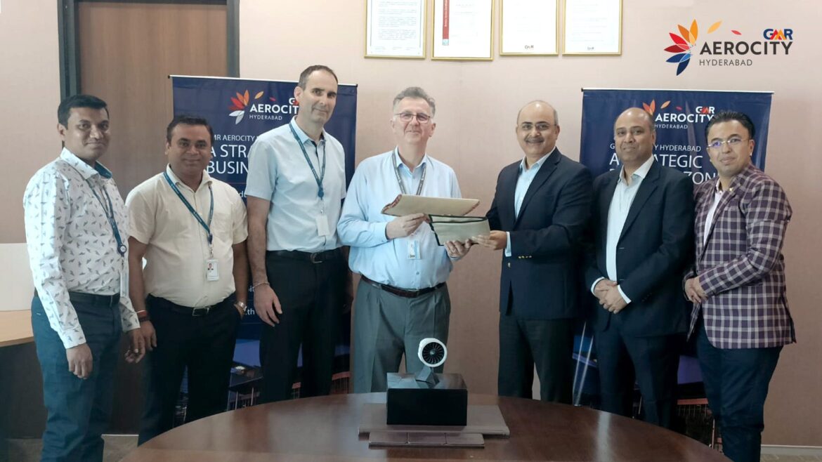 GMR Hyderabad Aviation SEZ Limited signs Lease Agreement with Safran Aircraft Engines for MRO