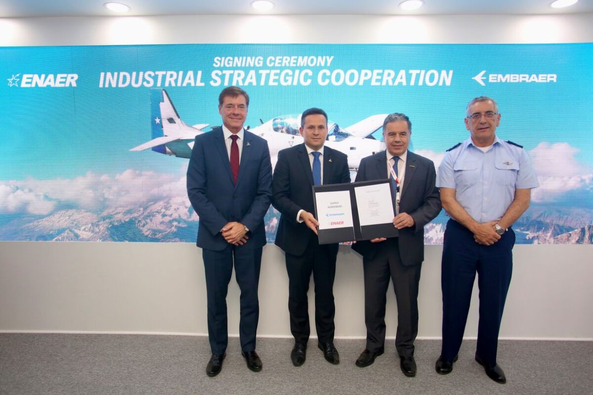 Embraer and ENAER announce cooperation agreement in Chile