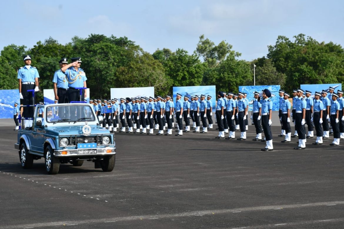 COMBINED GRADUATION PARADE AT AIR FORCE ACADEMY