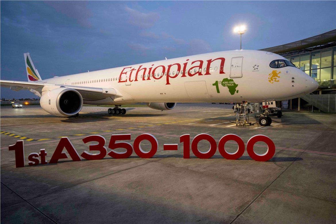 Ethiopian Airlines Takes Delivery of Africa's 1st Airbus A350-1000