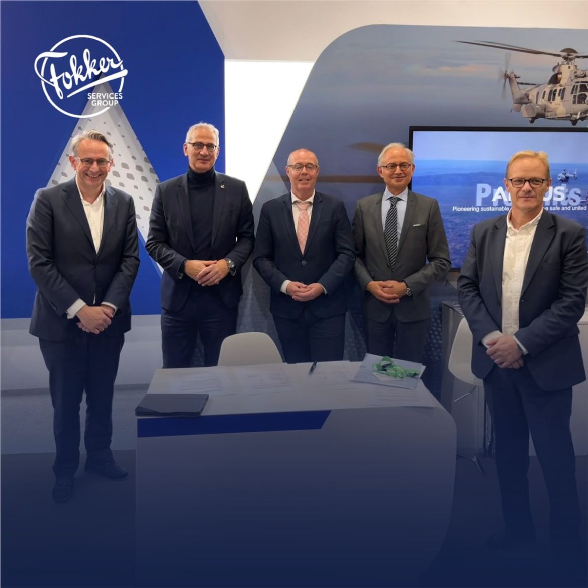 Fokker Services Group Signs MoU with Airbus Helicopters for MRO Services on H225M Helicopters