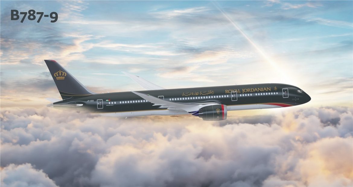 Royal Jordanian Announces Order for GEnx-1B Engines to Power Expanded Boeing 787-9 Fleet