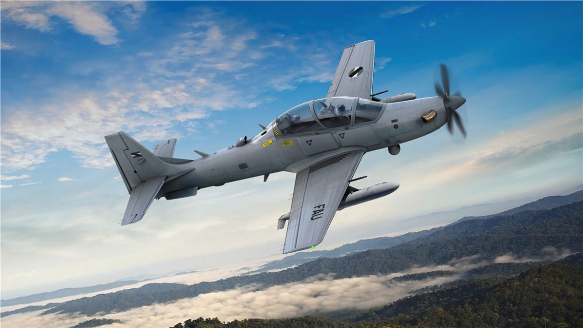 FAU Buys 5 Embraer A-29 Super Tucano by Converting Options Into Firm Orders