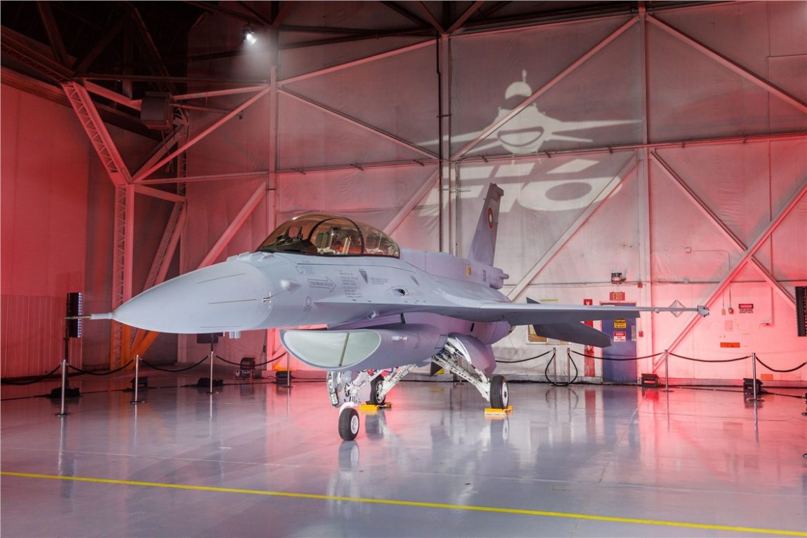 LM Delivers 1st F-16 Block 70 Jet to Bulgaria