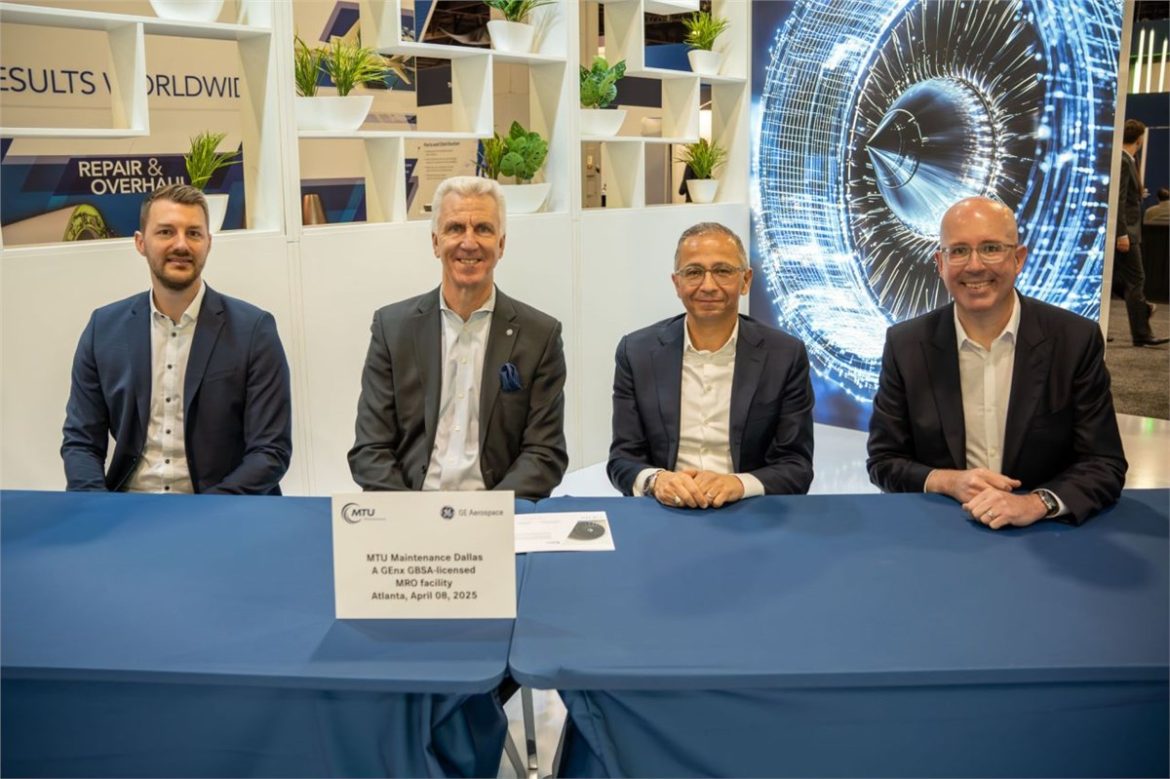 GE Aerospace and MTU Maintenance Sign Agreement to Service GEnx Engines at Expanded Fort Worth Facility
