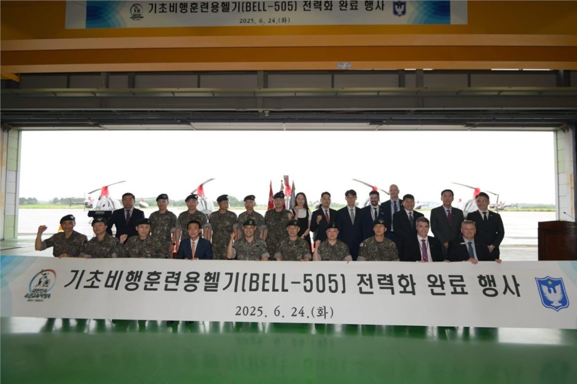 Bell Completes Delivery of 40 Bell 505s to the ROK Armed Forces Bell Completes Delivery of 40 Bell 505s to the ROK Armed Forces