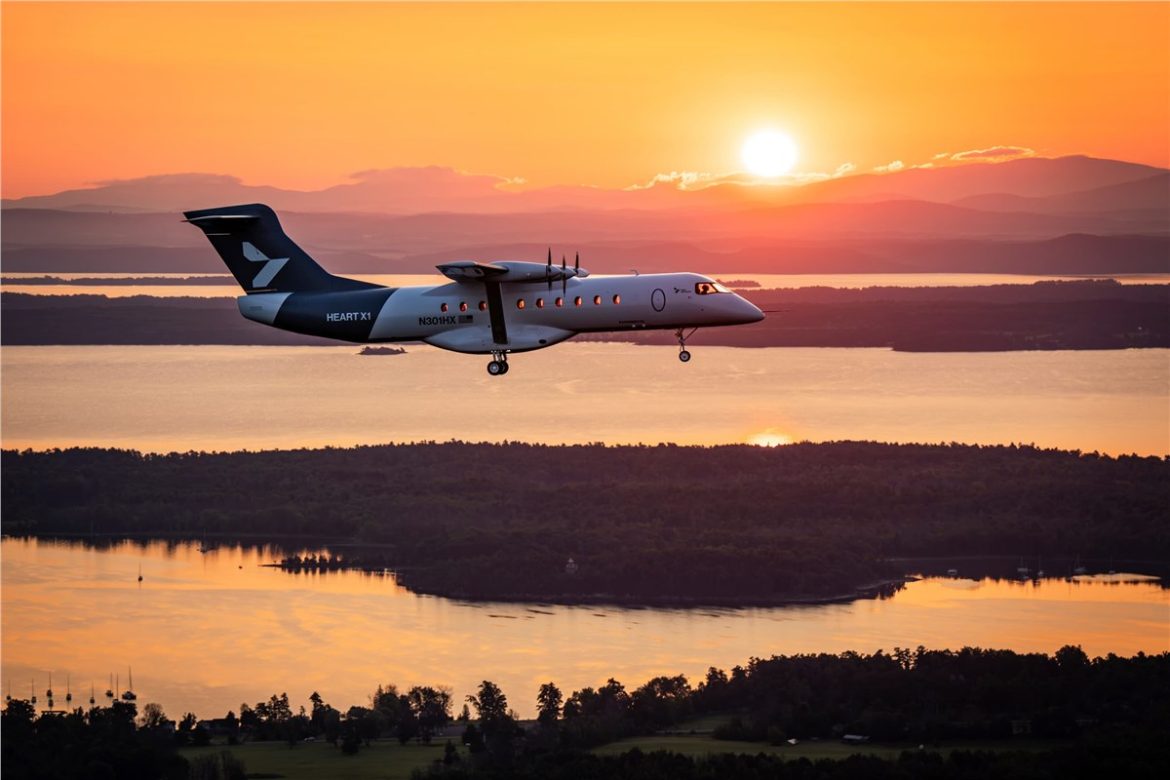 Heart Aerospace, X1 demonstrator, electric aircraft, ES-30, first flight, battery-electric, Anders Forslund, United Airlines, Air Canada,