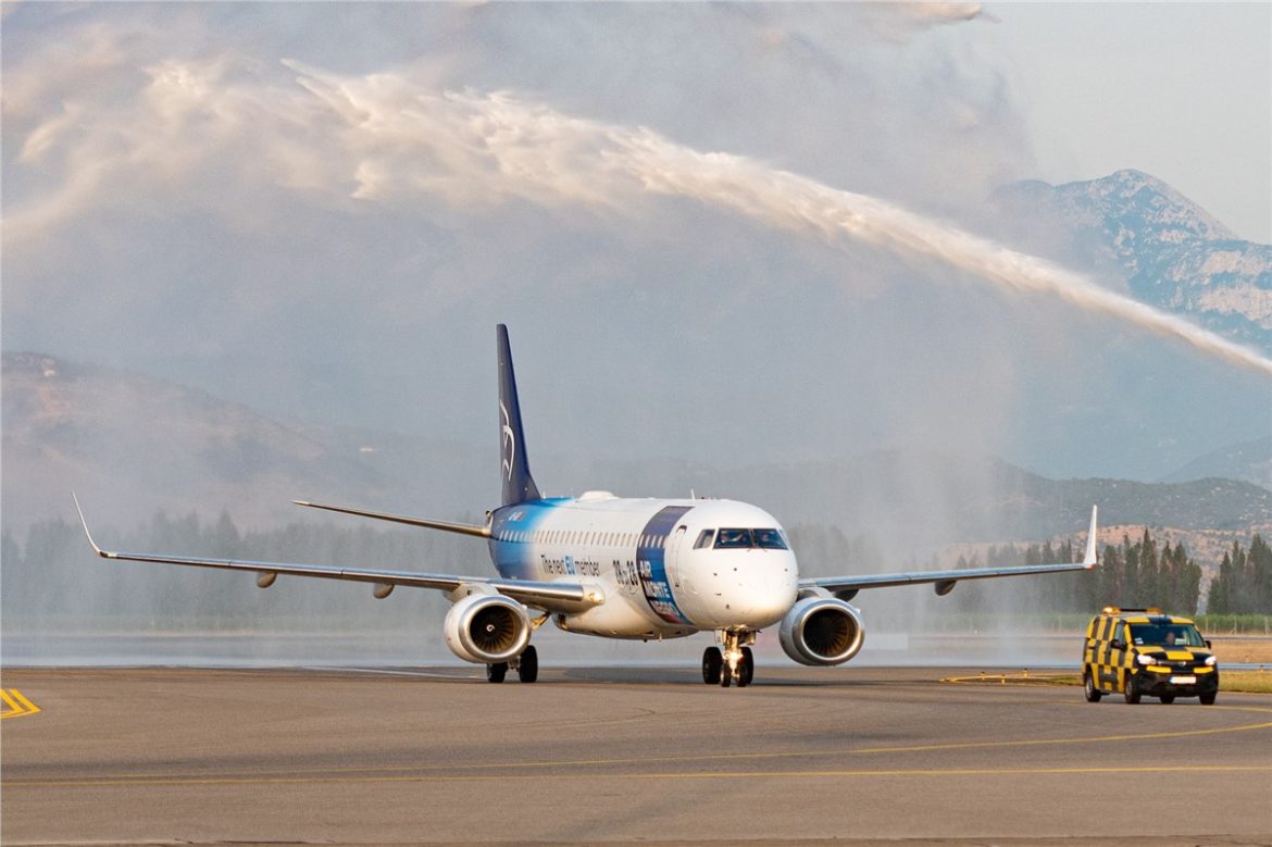TrueNoord, Air Montenegro, Embraer E195LR, aircraft leasing, regional aviation, Michael Adams, Vukadin Stojanovic, Podgorica, fleet growth,