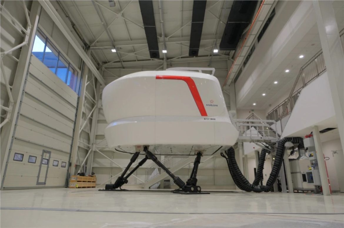 HAVELSAN, Turkish Airlines, Boeing 737 MAX, full flight simulator, pilot training, STARLINE, Ankara, Vision 2033, EASA certification, simulator manufacturing